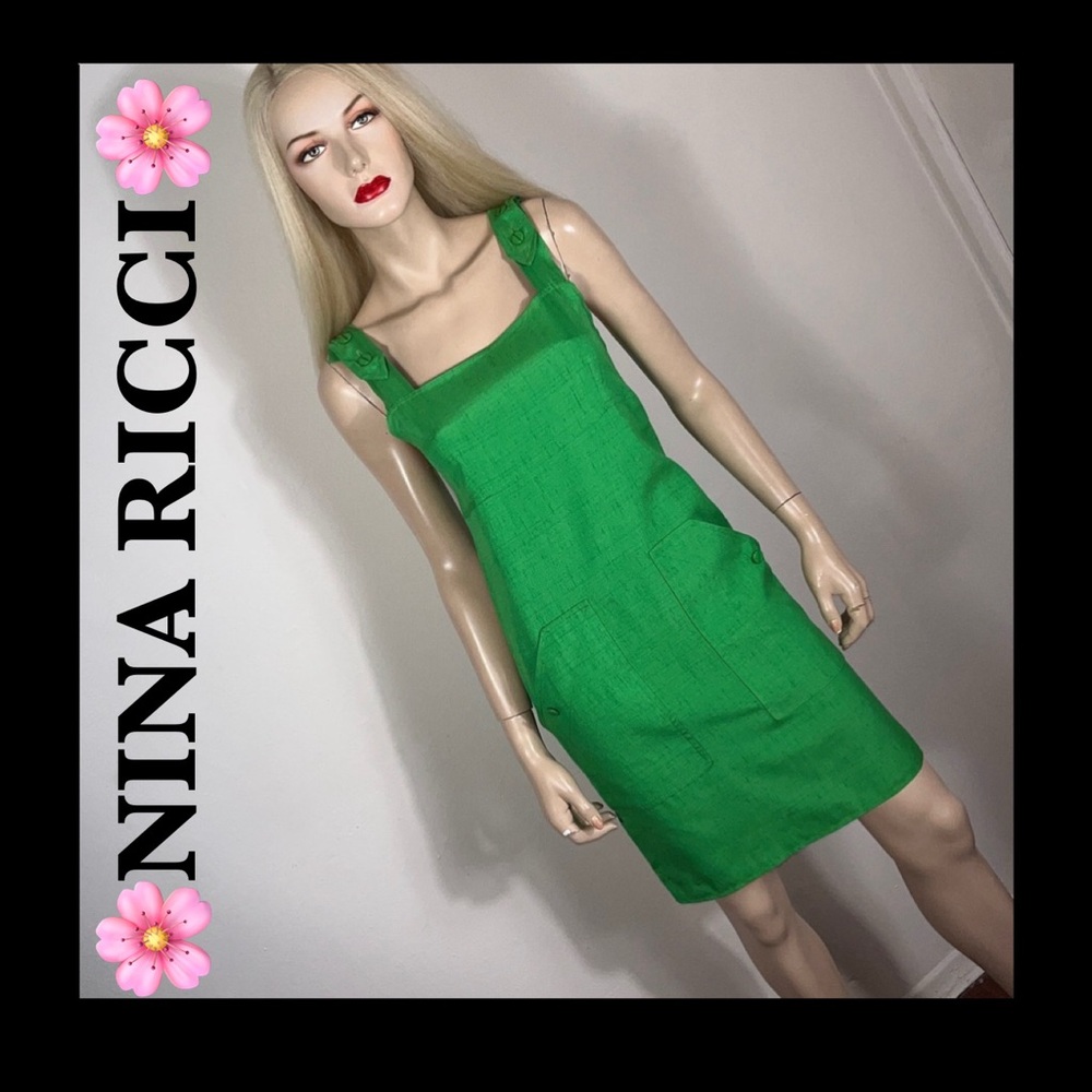 Nina Ricci Boutique Vibrant Green Dress